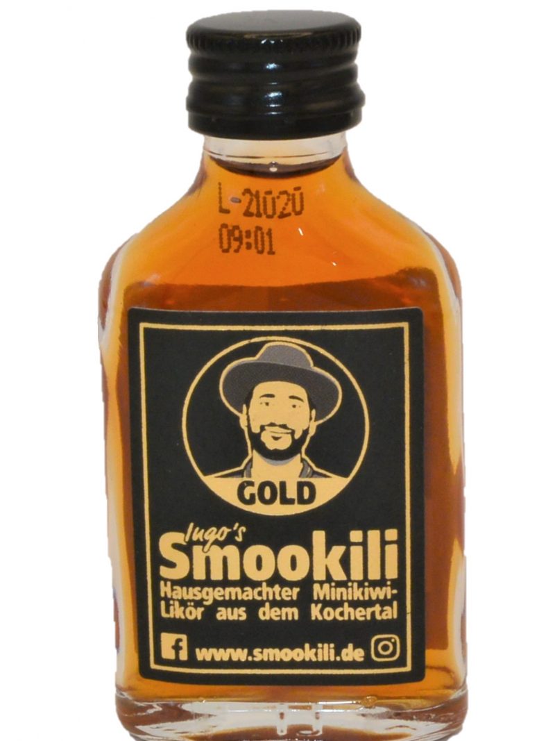 Smookili GOLD - Minikiwi-Likör SONDEREDITION 20 x 2cl